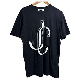 T-shirt oversize in cotone JIMMY CHOO Nero