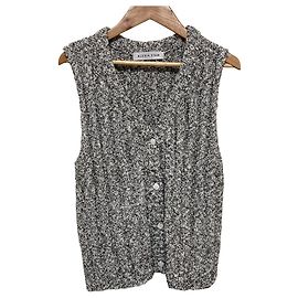 Autre Marque Chaleco de Punto ALEXIA STAM Negro Blanco