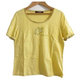 Autre Marque Camiseta Leonard Cortada y Cosechada Amarillo