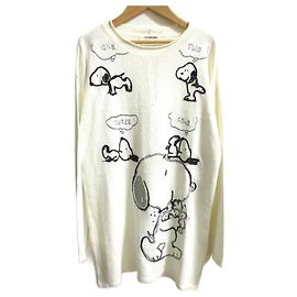 Autre Marque ICEBERG × PEANUTS Knit Tunic Black White