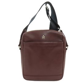 Alfred Dunhill Dunhill Leather Shoulder Bag for Men Brown