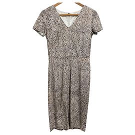 Vestido Max Mara Marrom Bege