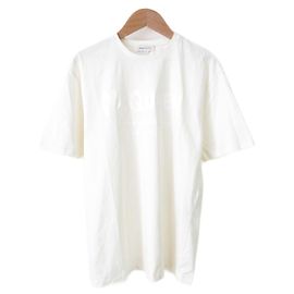Camiseta de algodão OVER T MCQ GRAFFI da Alexander McQueen Bege