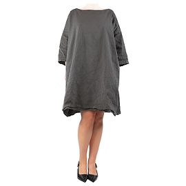 Autre Marque Robe à rayures grises - taille L Gris