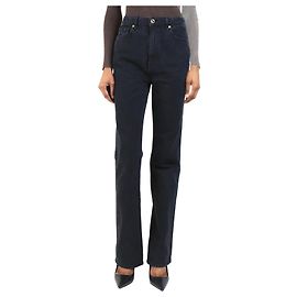 Khaite Jean droit noir délavé Danielle - taille UK 8 Noir