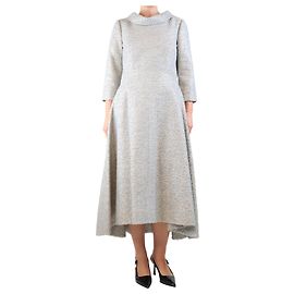 Autre Marque Robe midi Blythe ciel d'hiver - taille UK 12 Gris