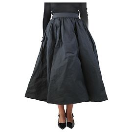 Autre Marque Black taffeta bubble skirt - size L Black