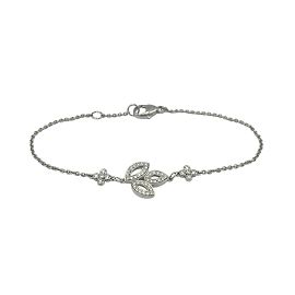 Harry Winston Lily Cluster Mini-Armband Silber