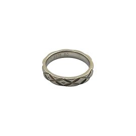 Chanel Matelassé Platinring Silber
