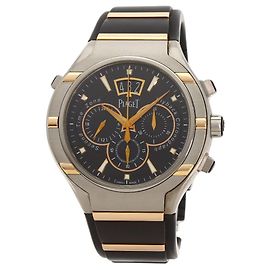 Montre Chronographe Flyback Piaget GOA36002 Polo 45 Noir
