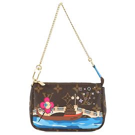 Mini Pochette Accessoires Vivienne Venice Monogramma Marrone Louis Vuitton Marrone