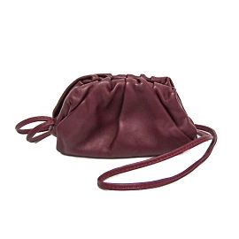 Monedero de cuero Bottega Veneta, Burdeos Burdeos