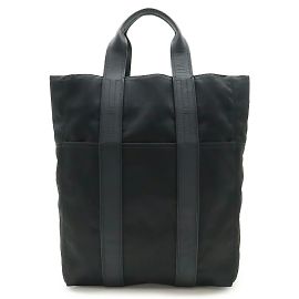 Hermès HERMES Acapulco Cabas MM Tote Bag Black