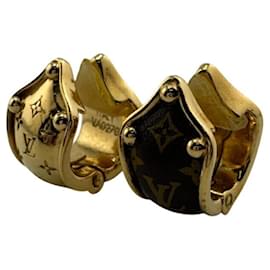 Earcuff Louis Vuitton in Marrone e Oro Marrone D'oro