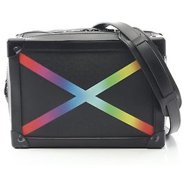 Louis Vuitton Soft Trunk Shoulder Bag Black Multiple colors