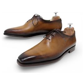 NUOVE SCARPE BERLUTI ALESSANDRO DEMESURE S1412 ONE CUT 8.5 42.5 Marrone