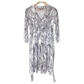 Autre Marque Robe ADORE Marron Blanc