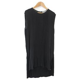 Max Mara Túnica plisada sin mangas Sportmax Negro