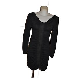 Philosophy Di Alberta Ferretti Schwarzes Wollmischungskleid Gr 38 Schwarz