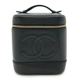 CHANEL Coco Mark Vanity Bag in Schwarz Schwarz