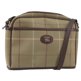 Burberry Nova check Shoulder bag Canvas Beige