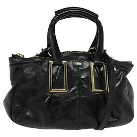 Chloé Sac à main en cuir Chloe Ethel Noir