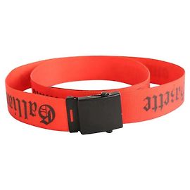 John Galliano Red fabric belt Red
