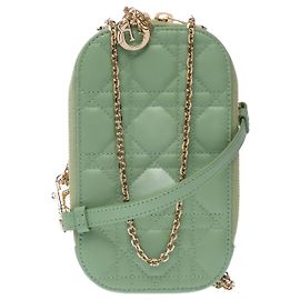 Sac DIOR en Cuir Vert - 103169 Vert