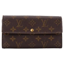 LOUIS VUITTON - Sarah Wallet Louis Vuitton in vintage monogram coated canvas Brown