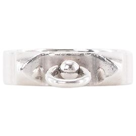 HERMÈS - Collier de Chien PM Ring Hermès in silver (T53) Metallic