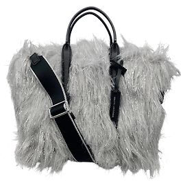 Borsa Mini Tote The Creature in Grigio Argento / Argento di Marc Jacobs Argento