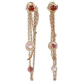 Montblanc Multi Gemstone 18k Rose Gold Earrings Other