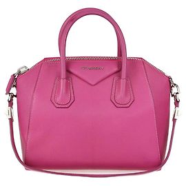 Bolsa Antigona pequena em couro magenta da Givenchy Outro