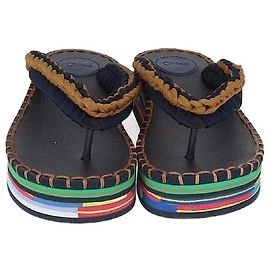 Chloé Chloe Multicolor Braided Fabric Lou Thong Sandals Multiple colors