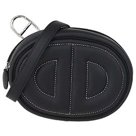 Bolsa de cinto In The Loop em couro Swift preto da Hermès Preto