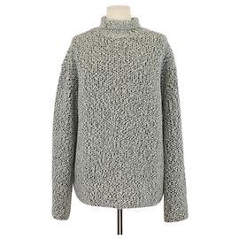 Grauer Woll-Kaschmir-Pullover mit Rollkragen von Nanushka Braun