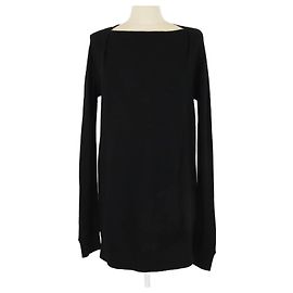 Oversized Pullover aus schwarzer Wolle und Kaschmir von Vince Schwarz