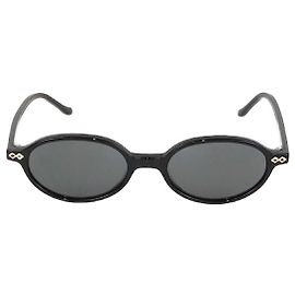 Autre Marque Gafas de sol ovaladas de acetato negro Karen Wazen Negro