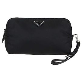 Bolsito de muñeca en Re-Nylon negro Prada Negro