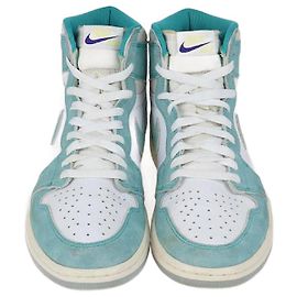 Baskets Nike Air Jordan 1 Retro High OG en cuir et daim vert turbo Autre