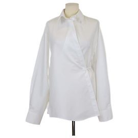 Autre Marque Camisa de manga larga Loujean de algodón blanco roto Bouguessa Blanco roto