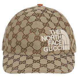 Autre Marque Gucci x The North Face Beige GG Canvas Baseball Cap Beige