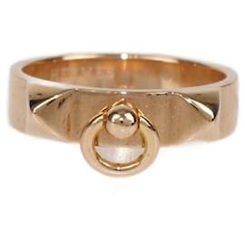 Hermès Hermes 18K Rose Gold Collier De Chein Small Model Band Ring Other