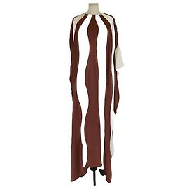 Autre Marque Taller Marmo Ivory/Cinnamon Copacabana Long Kaftan Other Cream