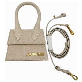 Jacquemus Le Chiquito Moyen Bag Canvas Beige