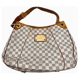 Bolsa Galliera Damier PM Louis Vuitton Marrom