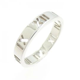 Tiffany & Co Anello Stretto Tiffany Atlas Argento