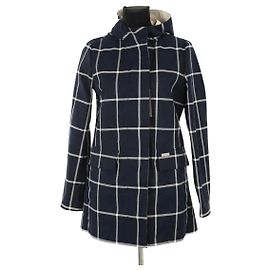 Woolrich Giacca in Cotone Blu Marino Blu navy