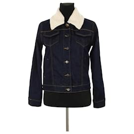 Eric Bompard Giacca di cotone blu Blu