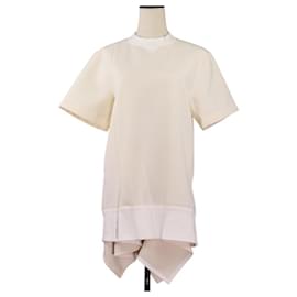 Pullover da abito Sacai Bonding Bianco